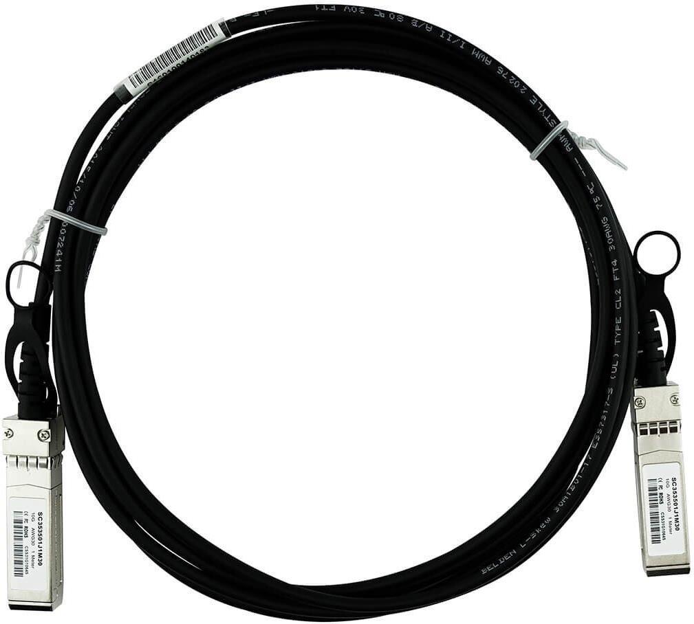 Kompatibles Molex 74752-1208 BlueLAN 10GBASE-CR passives SFP+ auf SFP+ Direct Attach Kabel, 2 Meter, AWG30 (74752-1208-BL)