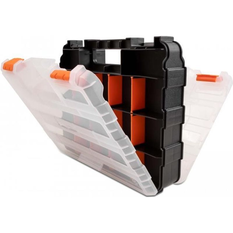 Delock Werkzeugkiste 2 x 17 compartments Kunststoff 18417