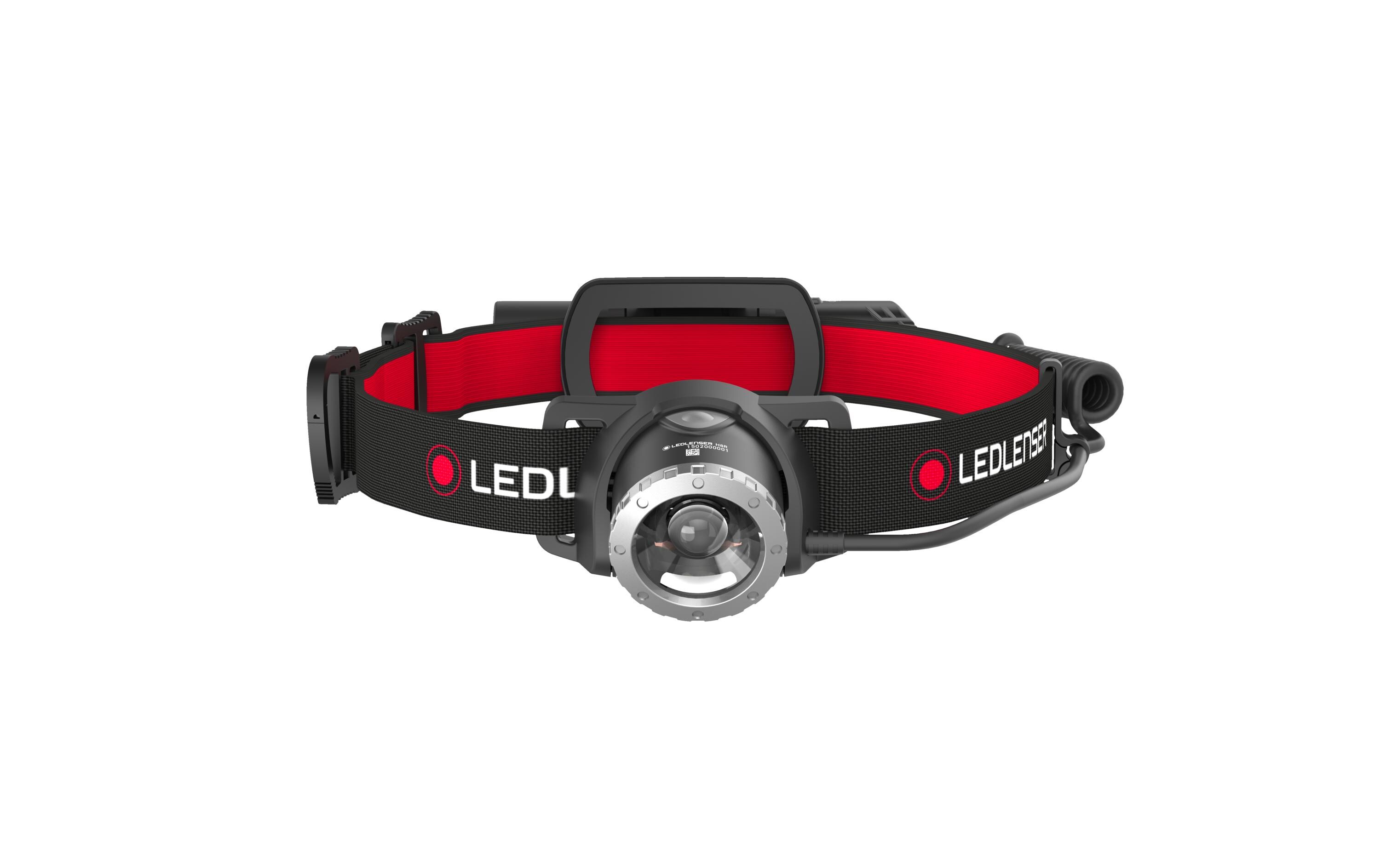 Ledlenser H Series H8R LED-Stirnlampe 600 lm wiederaufladbar Schwarz, Rot