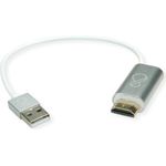 BACHMANN Ochno Adapter HDMI zu USB-C und USB-A (920.0008)