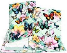 HERMA Eckspannermappe "Schmetterlinge", Karton, DIN A3 Maße: (B)315 x (T)4 x (H)440 mm, mit 3 Innenklappen und - 1 Stück (20193)