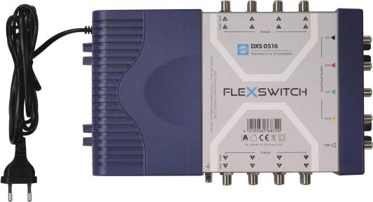 WISI DXS0516 FLEXSWITCH Multischalter 5 Eingänge 16 Ausgänge SAT/Terr