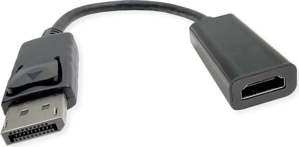 ROLINE 8K DisplayPort-HDMI Adapter, DP ST - HDMI BU, Aktiv (12.03.3159)