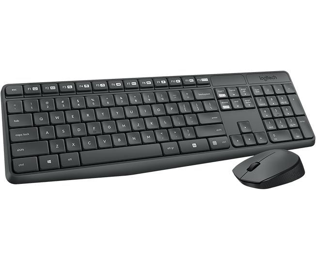 Logitech MK235 Tastatur-und-Maus-Set (920-007905)