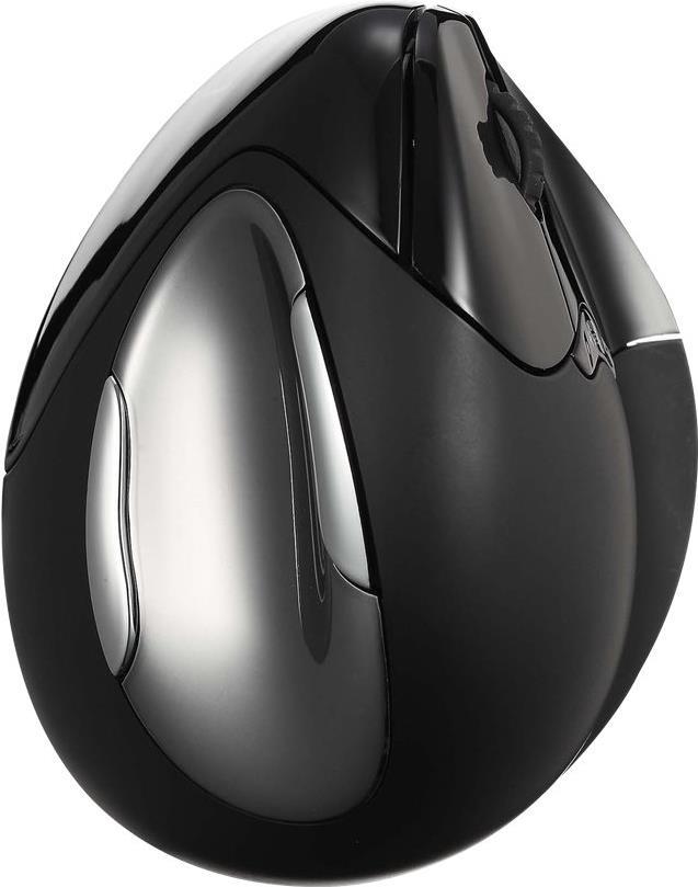 Evoluent VerticalMouse 4 Right Mac Bluetooth Maus Schwarz