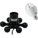 EUROLITE Set LED BC-1 RGB + Hexopus Fassung schwarz (20000613)