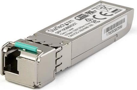 StarTech.com SFP10GBX10US Transceiver Modul (Dell EMC SFP-10G-BX10-U kompatibel, SFP+, 10 Gbit/s, 10 km, Single Mode, Mini-GBIC) (SFP10GBX10US)