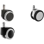 Topstar Design-Hartbodenrollen, groß, weiß für Parkett, Fliesen und Stein, Rollendurchmesser: 65 mm, - 1 Stück (6990W)