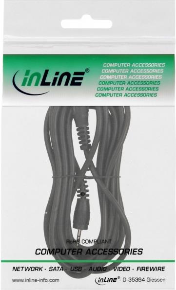 INLINE Klinke Kabel, 2,5mm Stecker / Stecker, Stereo, 5m
