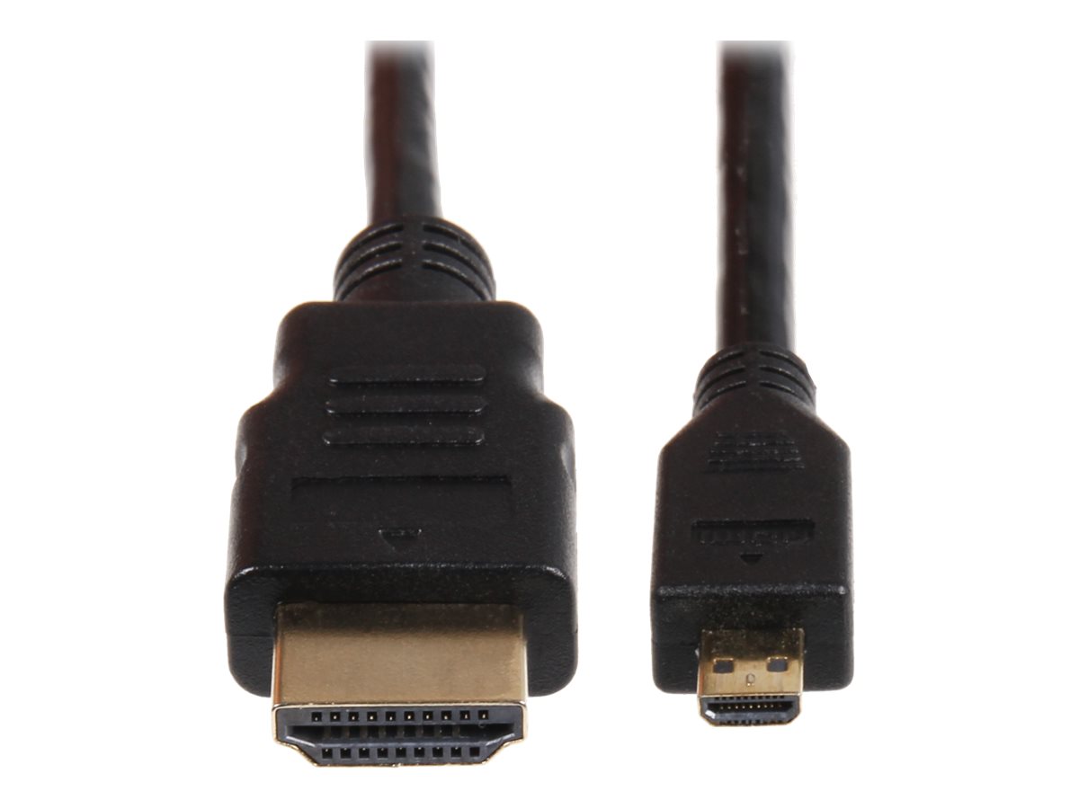 Raspberry Micro HDMI auf HDMI Kabel 2.0 4K 60Hz 3 m Schwarz