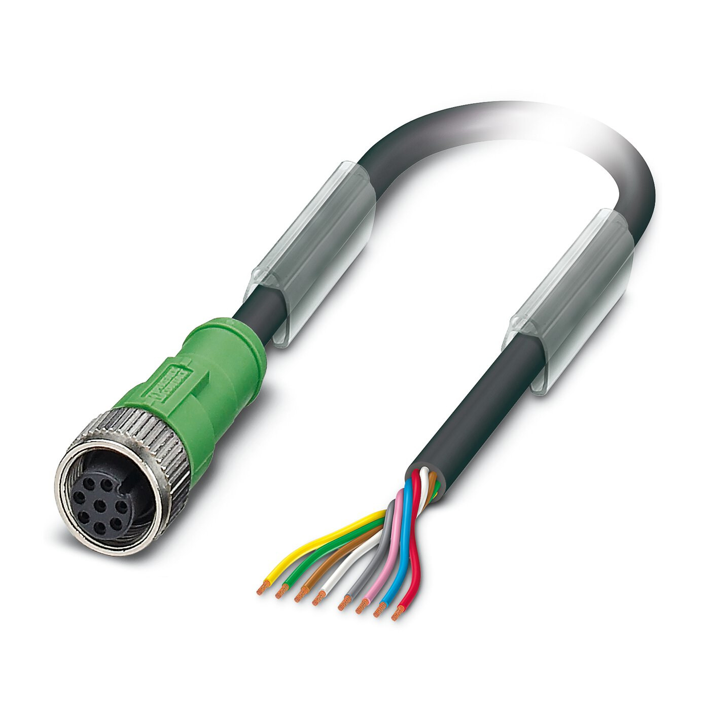 Phoenix Contact 1520385 Sensor-/Aktuatorkabel 20 m M12 Schwarz