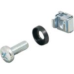 SCHROFF Käfigmutter M4 - NTS KAEFIGMUTTERN M4 100STK (21100002)