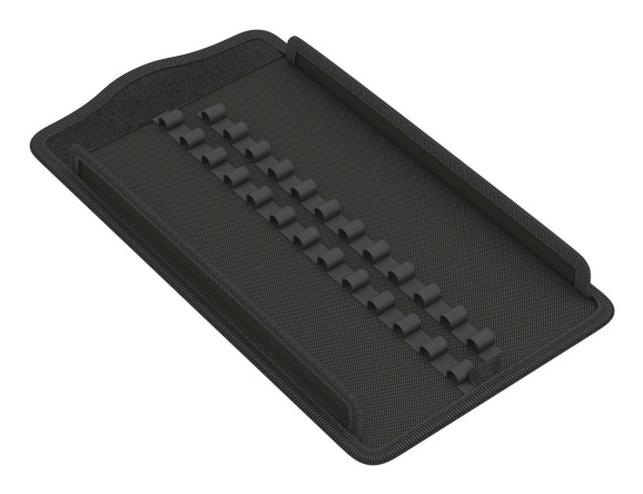 Wera Rolltasche 9429 leer für Kraftform Micro Schraubendreher Schwarz
