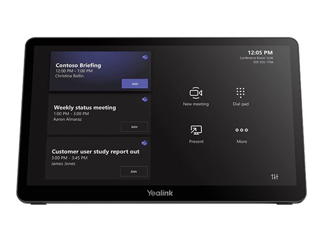Yealink MTouch Plus-EXT 11,6" Touch-Konsole Full HD Schwarz