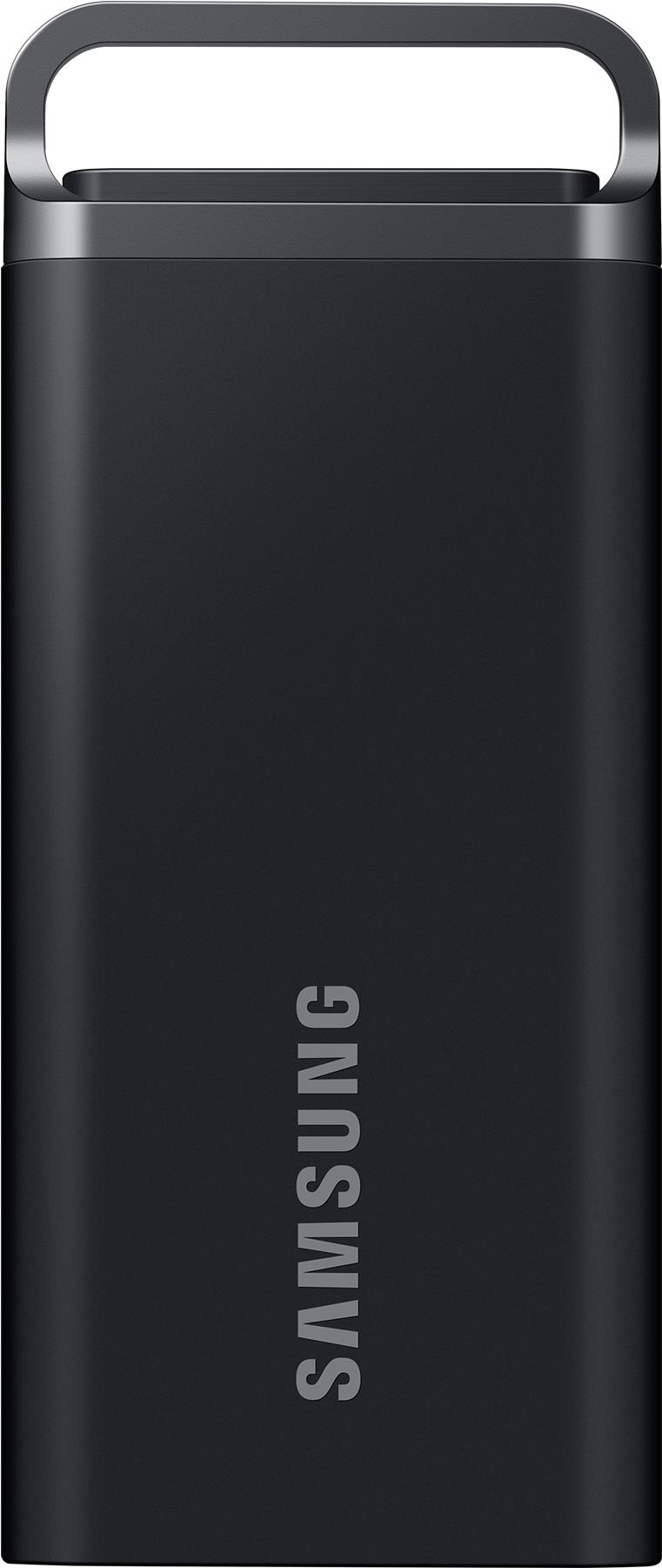 Samsung SSD 8TB Portable T5 EVO USB3.2 Gen.1 Black retail - Kompakter Speicher für unterwegs / 8 TB Kapazität / USB 3.1 Schnittstelle / Bis zu 460 MB/s Lese-/Schreibgeschwindigkeit / Sturzsicher aus bis zu 2 m Höhe (MU-PH8T0S/EU)