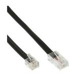 InLine® Modularkabel, RJ45 zu RJ12 Stecker / Stecker, 6-adrig, 10m (18648)