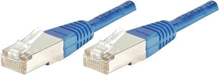 EXERTIS CONNECT Patchkabel S/FTP (PIMF), CAT.6A EIA/TIA, Class EA, blau, 5,0 m Patchkabel mit besond