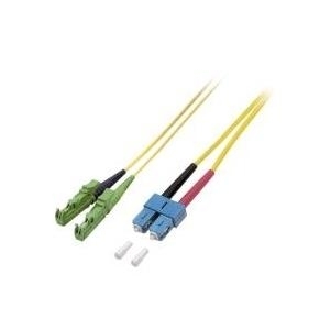 EFB Elektronik Glasfaser LWL Anschlusskabel [1x E2000®/APC 8°-Stecker - 1x SC-Stecker] 9/125µ Singlemode OS2 15.00 m EFB Elektronik (O0939.15)