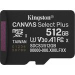 SD MicroSD Card 512GB Kingston SDXC Canvas+ Gen3 o.Adapter retail (SDCS3/512GBSP)