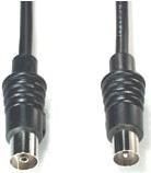 e+p HFS 10 10m Koaxial Koaxial Schwarz Koaxialkabel (HFS10)