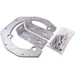 Optotec Wandhalterung aus Stahl für LFC Haubenmuffen in runder Bauform FTTx (FOCUS-ODCKIT-WMB)