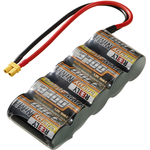 Reely Modellbau-Akkupack (NiMh) 6 V 3700 mAh Zellen-Zahl: 5 Sub-C Side-by-Side XT30 (RE-7853241)