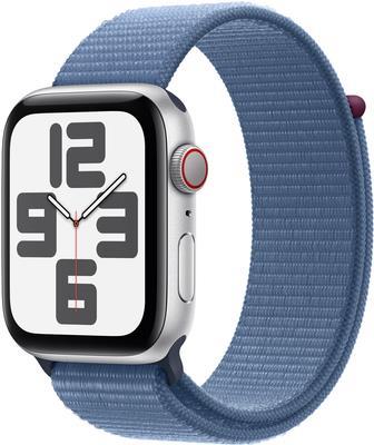 Apple Watch SE GPS + Cellular 44 mm Aluminium, Silber MRHM3QF/A