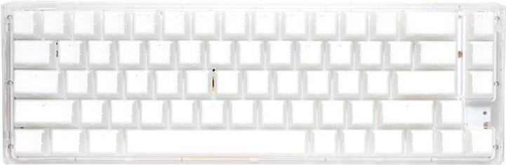 DUCKYCHANNEL Ducky One 3 Aura White Mini Gaming DE-Layout, RGB, Hot Swap, Kailh Jellyfish Yellow