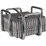 APS Serviettenhalter HERO, Edelstahl, Metall verchromt Maße: (B)145 x (T)145 x (H)100 mm, inkl. Beschwerer, - 1 Stück (11767)