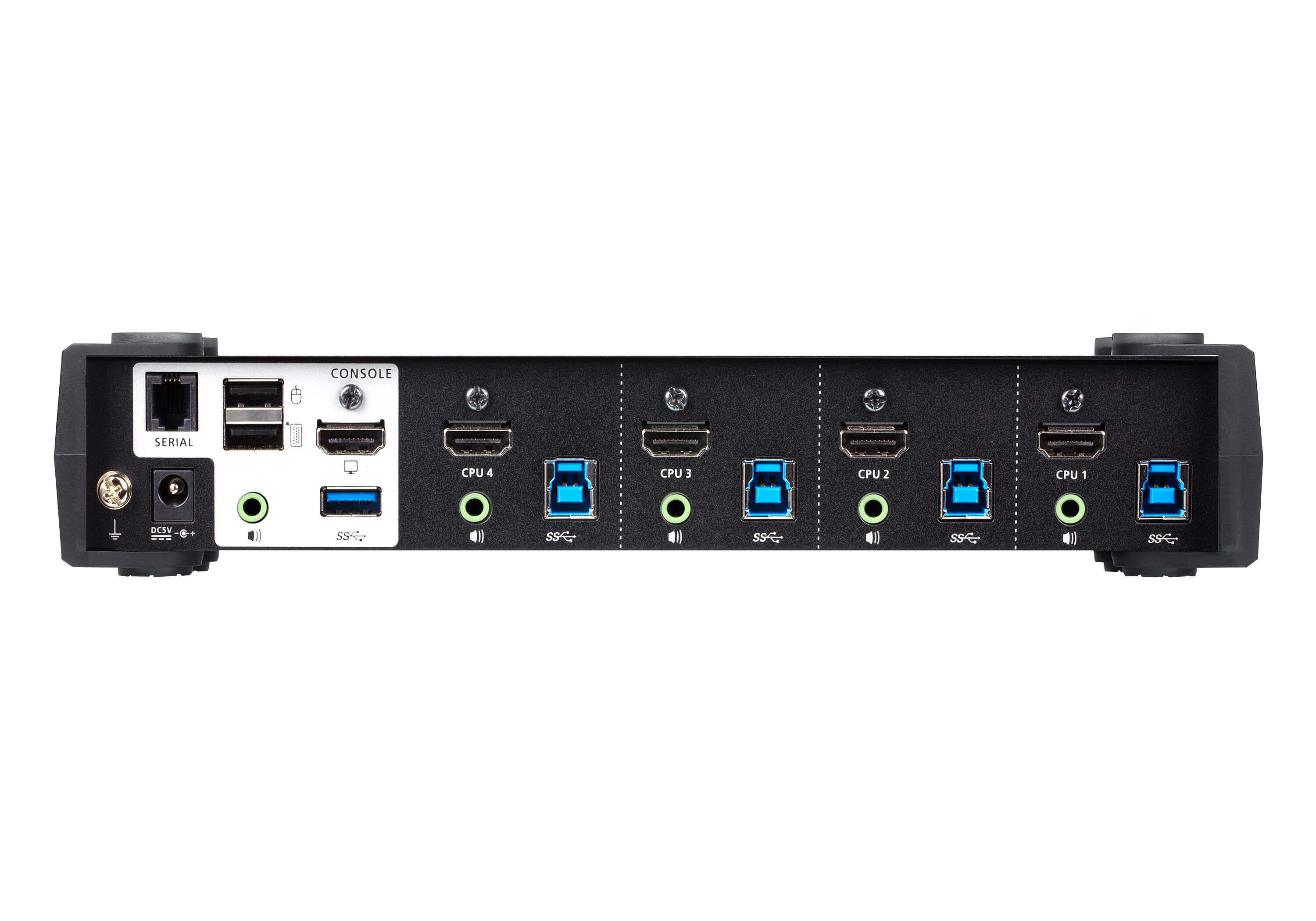 ATEN CS1824 4-Port USB 3.0 4K HDMI KVMP Switch Schwarz