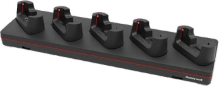 HONEYWELL CT37/CT30 XP booted 5-bay charging base, Kit includes 5-bay charging base(Cup: CT30P-UCP-B), power supply, no power cord. Charge up to 5 pcs computers with protective boot.ItÖs compatible with CT30 XP and CT37 both with standard and extended battery. (CT30P-5CB-UVB-0)