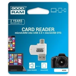 GOODRAM Kartenleser microSD USB (AO20-MW01R11)