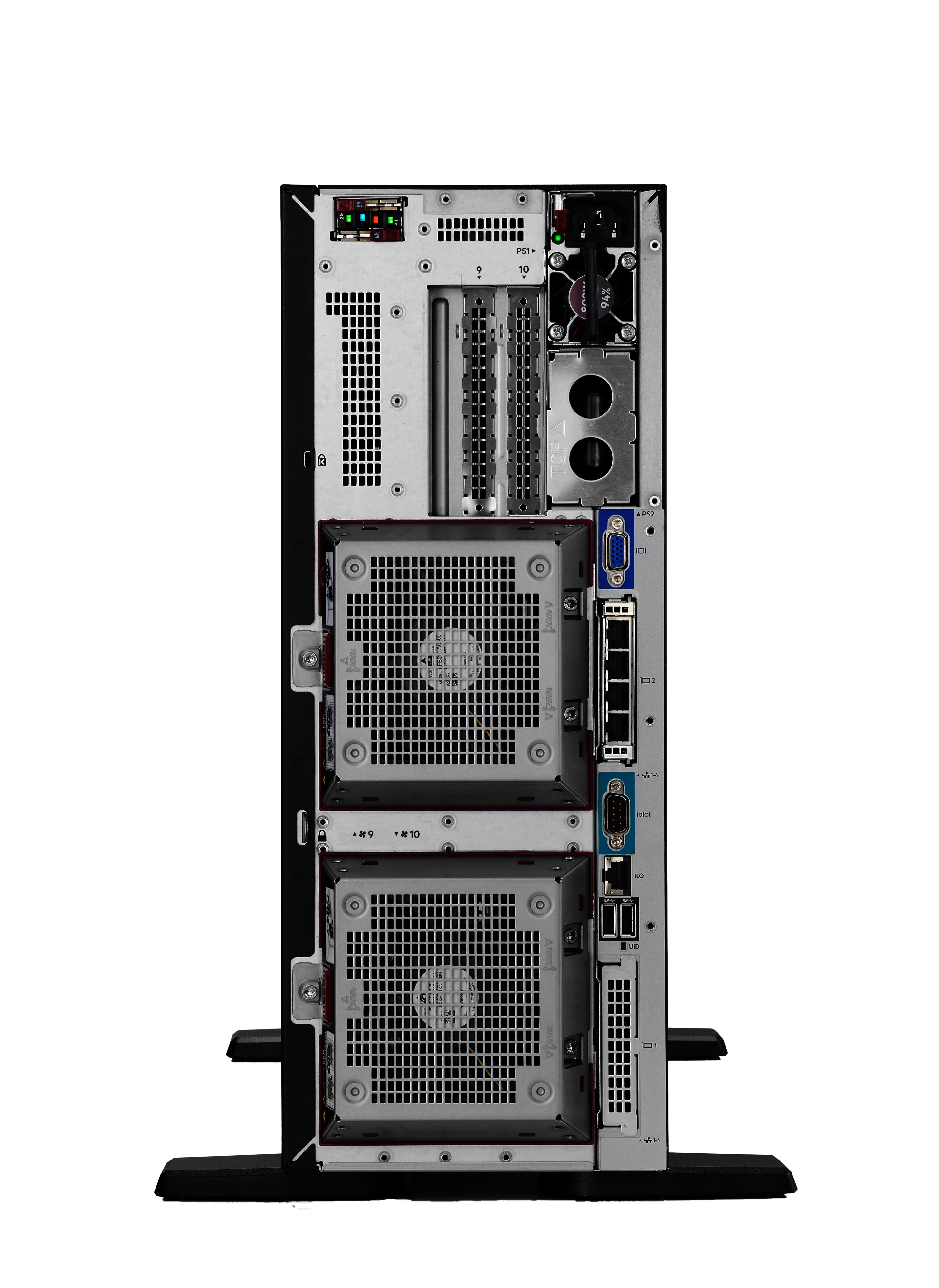 HPE ProLiant ML350 Gen11 Tower Server (4U), Intel Xeon Silver 4509Y 2,6 GHz, 64 GB RAM 960 GB SSD, Schwarz