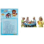 Hama Stiftplatten "Löwe, kleiner Elefant", im Blister für Bügelperlen maxi - 1 Stück (00008107)