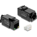 Delock Keystone Modul RJ45 Buchse Cat.6A UTP mit PoE LED (86609)