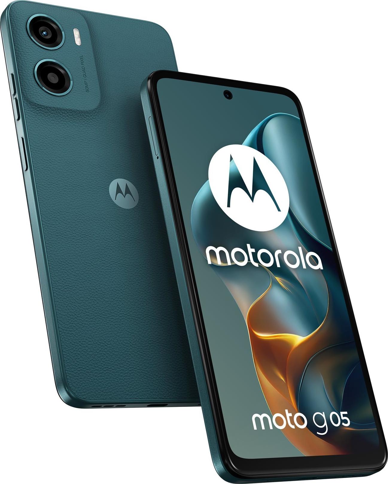 Motorola moto g05 Smartphone 4 GB RAM 256 GB 6,67" Android 15 Forest Green