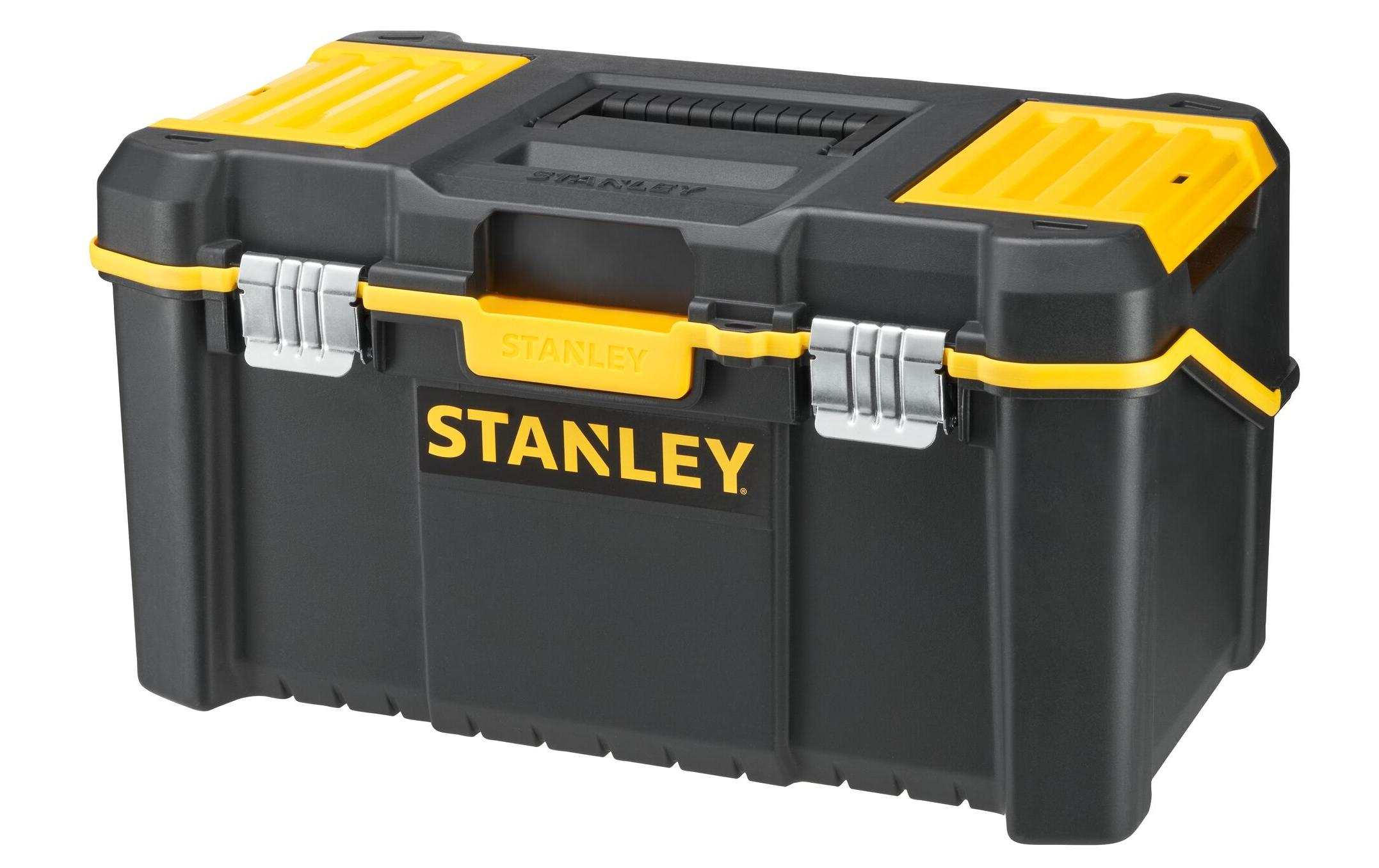 Stanley Essential Werkzeugbox 19" Hartschalenkoffer Schwarz, Gelb