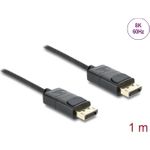 Delock Koaxiales DisplayPort Kabel 8K 60 Hz mit Geflechtmantel (81673)