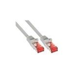InLine® Patchkabel S/FTP (PiMf), Cat.6, halogenfrei, grau, 50m (76955)