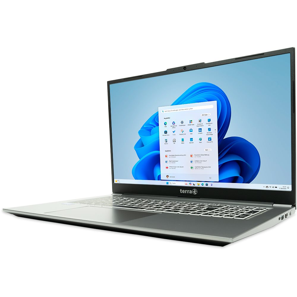 TERRA MOBILE 1717R i5-1334U 17,3" 16 GB RAM 1 TB SSD Grau
