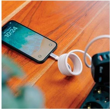 Verbatim Sync&Charge USB-C/USB-C Kabel 1,2 m 100W Magnetisch Grau
