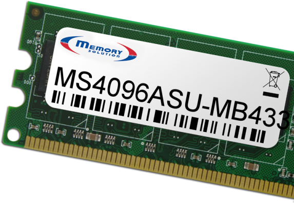 Memory Solution MS4096ASU-MB433 Speichermodul 4 GB (MS4096ASU-MB433)