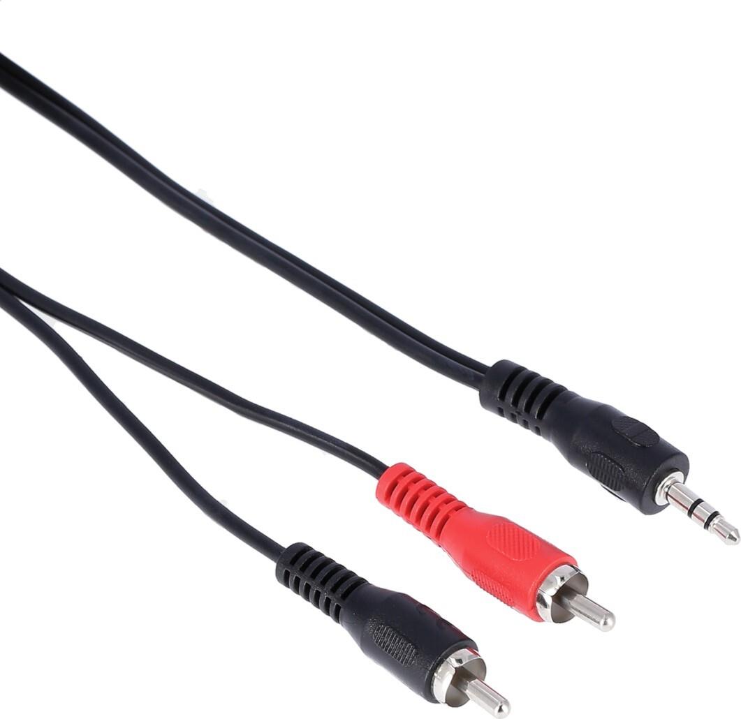 Hama Classic Line Audio-Kabel, 3,5-mm-Klinken-Stecker - 2 Cinch-Stecker, Stereo, 1,5 m (00182062)