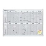 FRANKEN Einteilungsband für Planungstafeln, 4 mm x 10 m selbstklebend, wieder ablösbar, Farbe: graublau - 1 Stück (S1428)