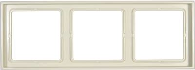 JUNG 3fach Rahmen LS 990 Creme-Weiß LS983W (LS983W)