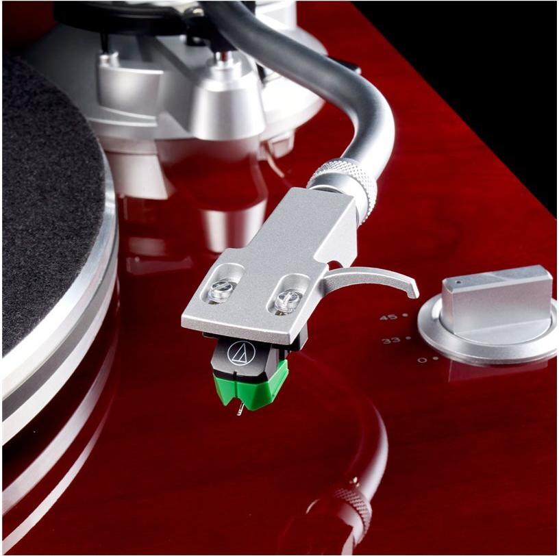 TEAC TN-3B-SE Plattenspieler Riemenantrieb Manuell mit MM-Phono-EQ Kirschrot