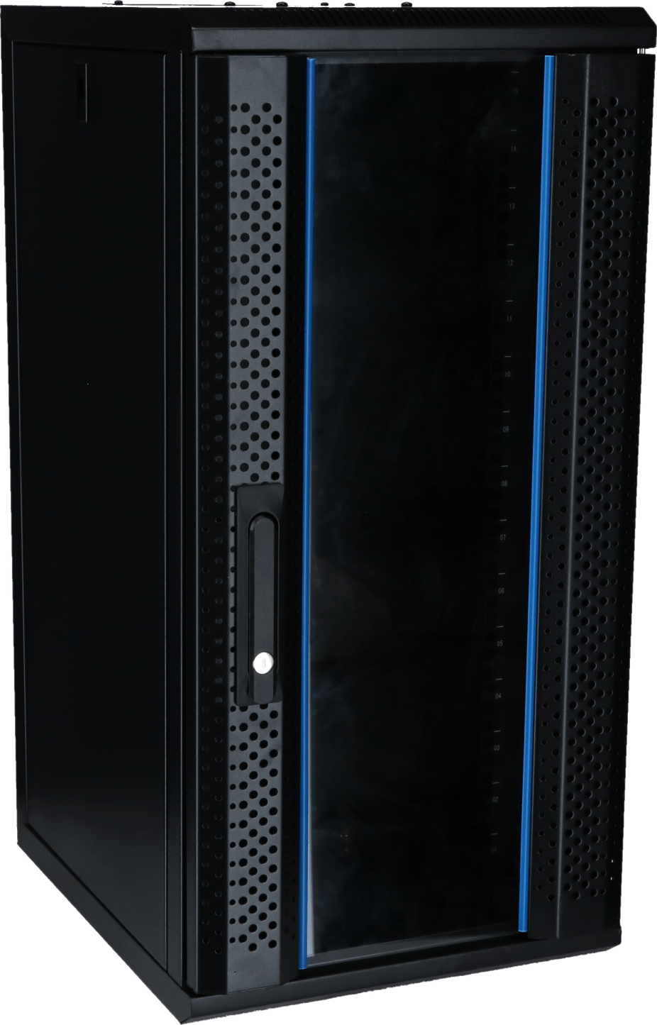 DSIT 15 HE, 10” Serverschrank, mit Glastür, (BxTxH) 370x450x752mm (DS10-3415)