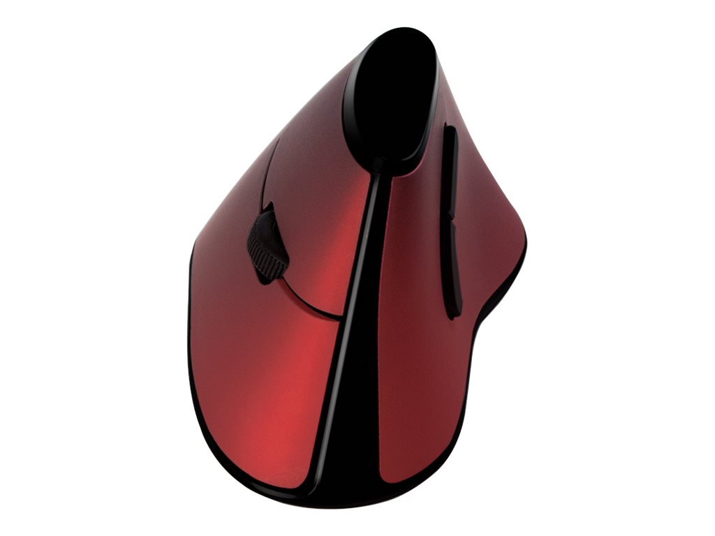 Logilink Typhoon Ergonomic Vertical Maus Funk 2.4 GHz Rot