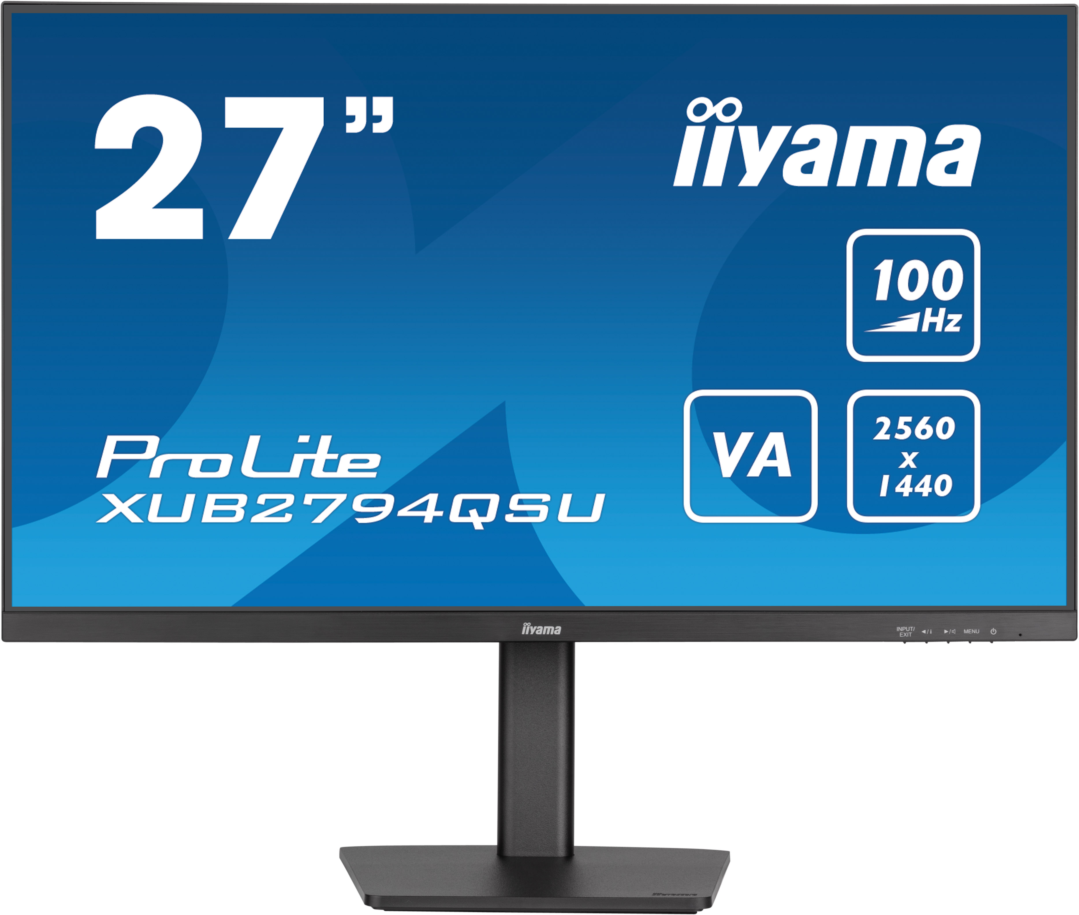 iiyama ProLite XUB2794QSU-B6 27"W LCD Business WQHD VA Computerbildschirm 68,6 cm (27") (XUB2794QSU-B6)
