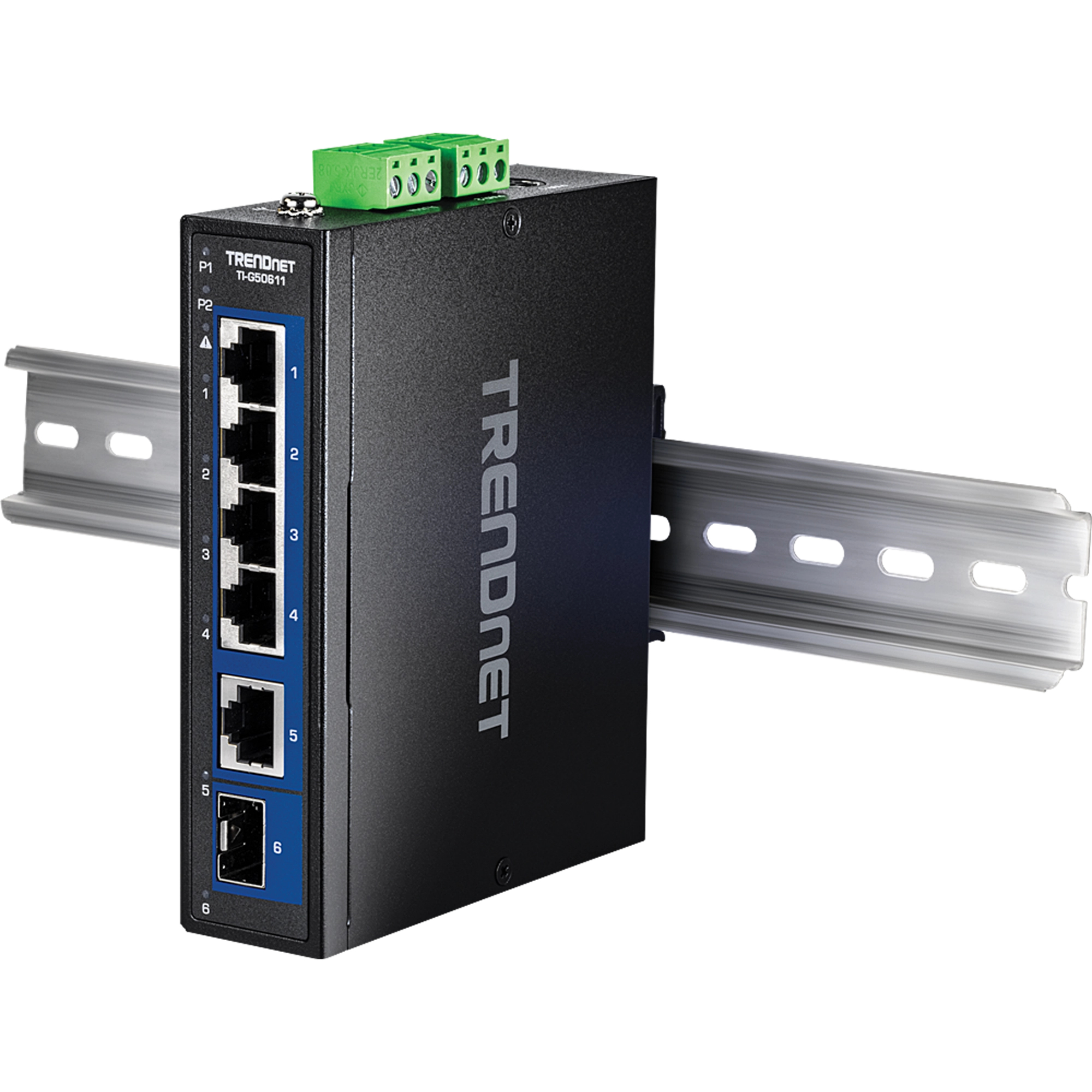 TRENDnet TI-G50611 6-Port Industrie-Switch 2.5G/10G Schwarz